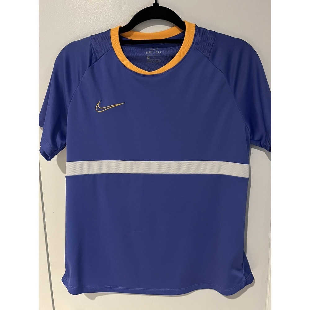 Nike Women's Dri-Fit Soccer Academy Pro Training Shirt Sz Med BV6940-060 Purple